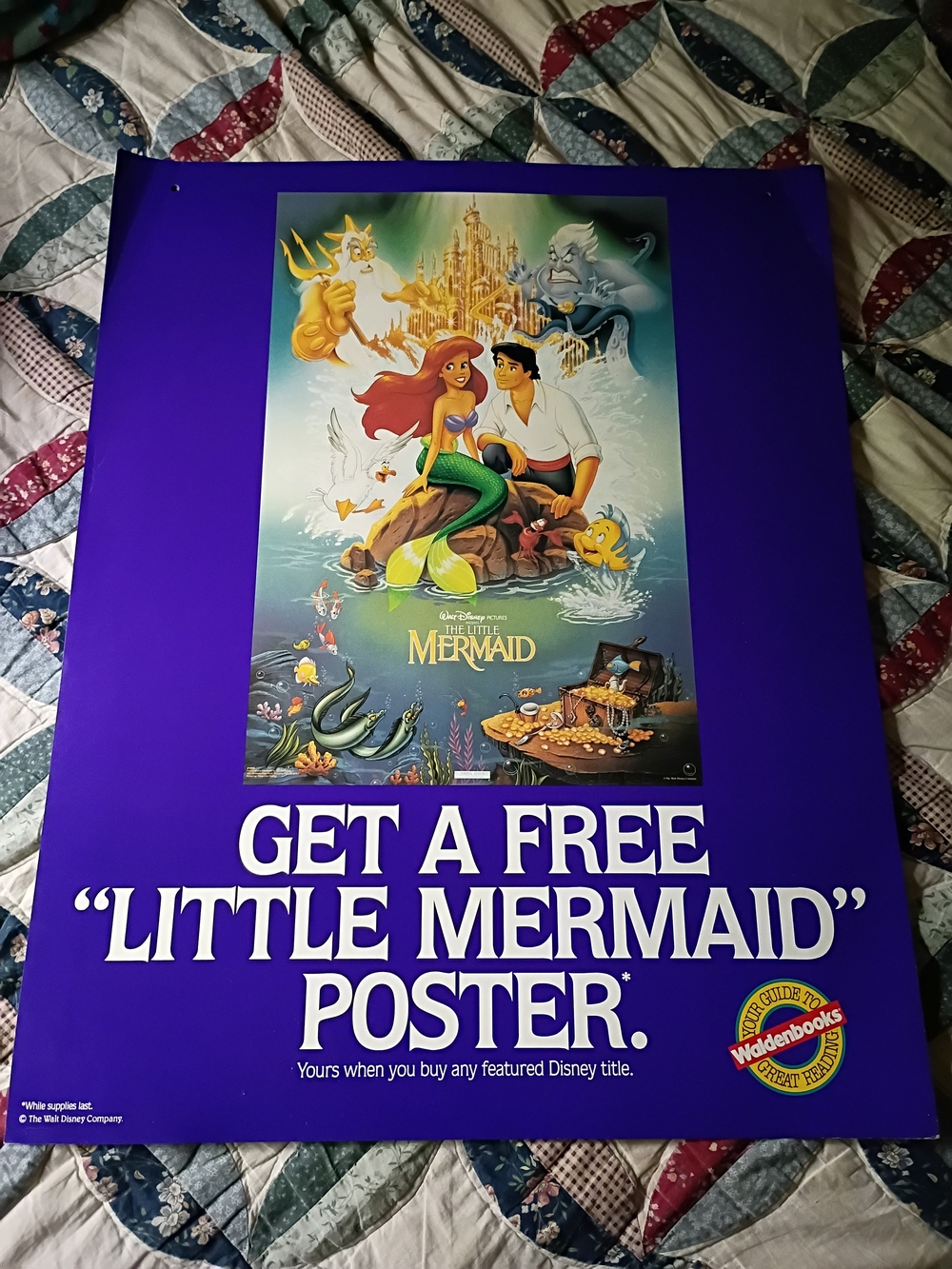 The Little Mermaid Promotional Poster ( Banned Poster)